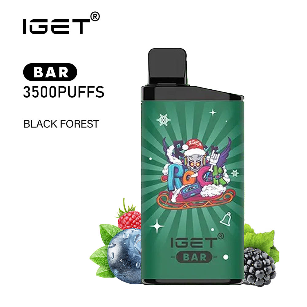 iGET BAR VAPE 3500 PUFF – BLACK FOREST