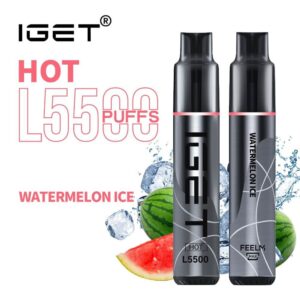 iGET HOT VAPE 5500 PUFF WATERMELON ICE